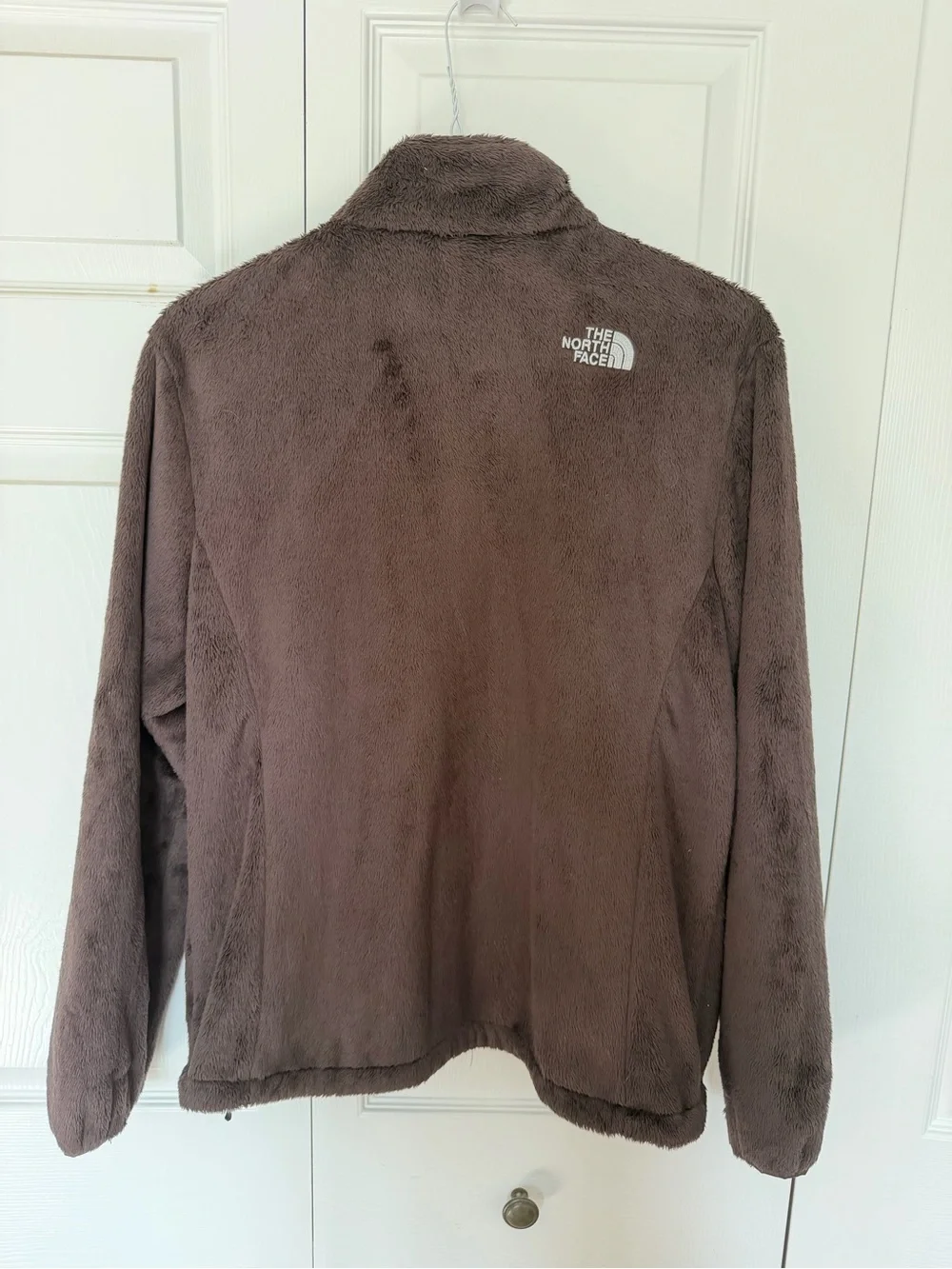 The North Face Dark Brown Plush Fleece Jacket - Picture 3 of 3